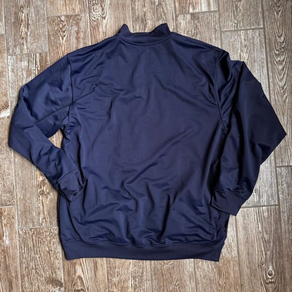 Vtg Nike Mens Navy Track Jacket Size XL Philippines Chest Striped Gray Tag 90s - Picture 7 of 7